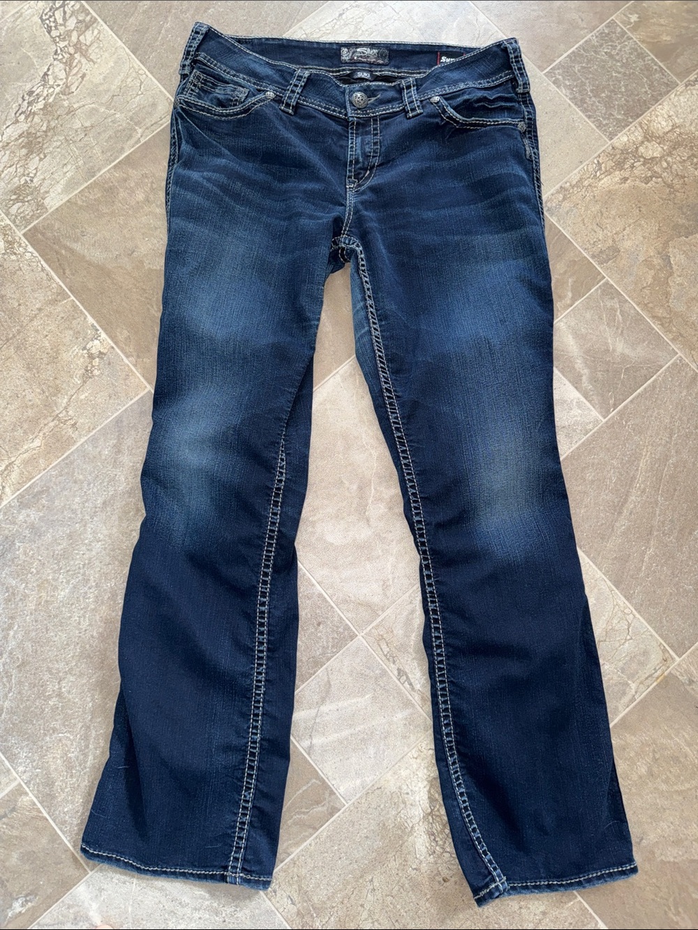 Silver jeans  suki mid slim boot,Dark Blue Bootcut Jeans W33/L31 super stretch